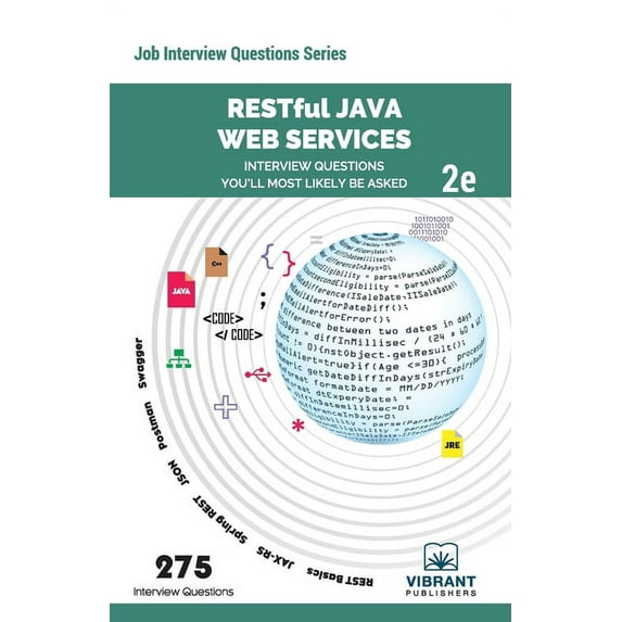 Job Interview Questions: RESTful Java Web Services Interview Questions You'll Most Likely Be Asked: Second Edition (Paperback)