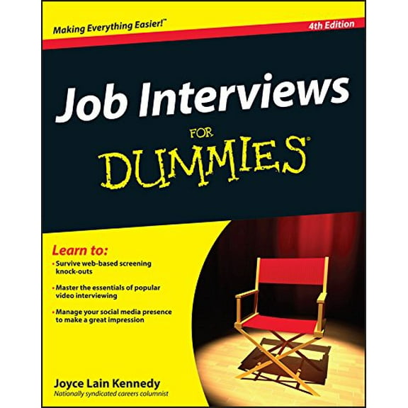 Pre-Owned For Dummies: Job Interviews for Dummies (Paperback)