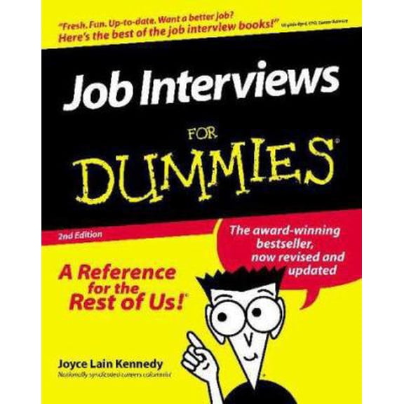 Pre-Owned Job Interviews for Dummies (Paperback) by Joyce Lain Kennedy