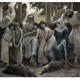 thumbnail image 1 of Job Joins his Family in Happiness James Tissot Jewish Museum New York Poster Print, 1 of 4