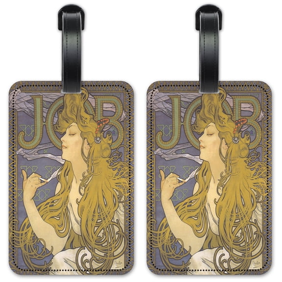 Job - Luggage ID Tags / Suitcase Identification Cards - Set of 2