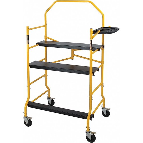 Job Site Series 6-3/8' x 4' x 2-1/2' Scaffold, 900 Lb. Load Capacity