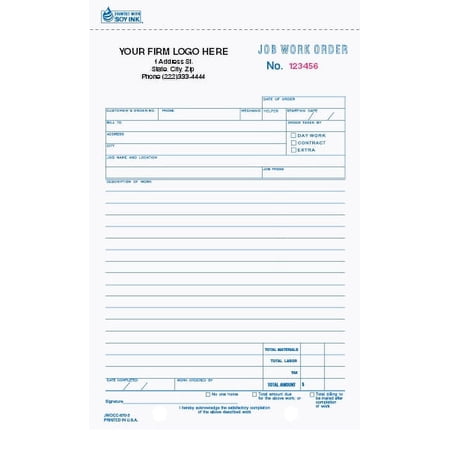 Job Work Order Form