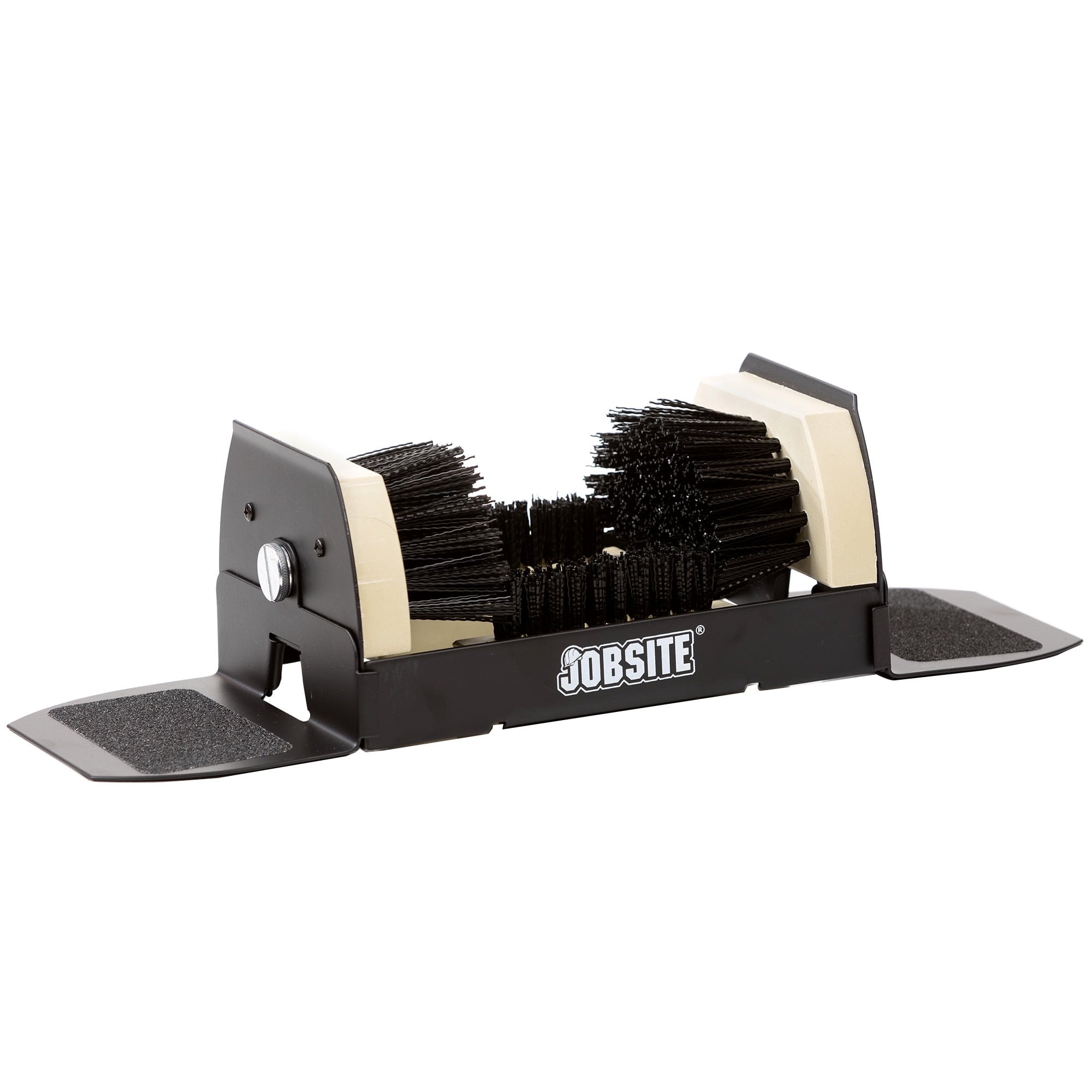 Jobsite Boot Scrubber & Shoe Scraper Brush, Extra Wide