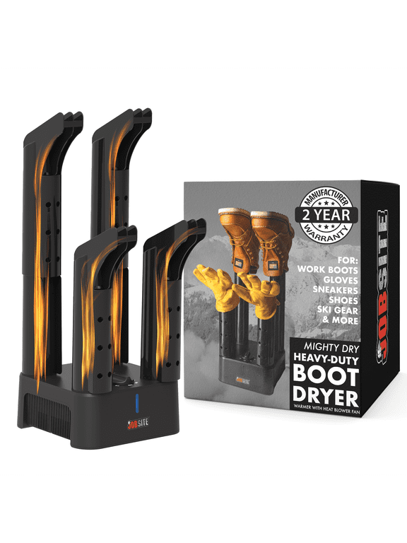 Boot Dryer with Heat Blower Fan, Glove & Shoe Dryer, Helps Reduce Odors