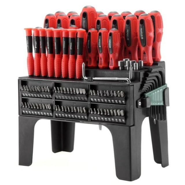 JobSmart 18BT278 116 pcs. Screwdriver Set with Rack