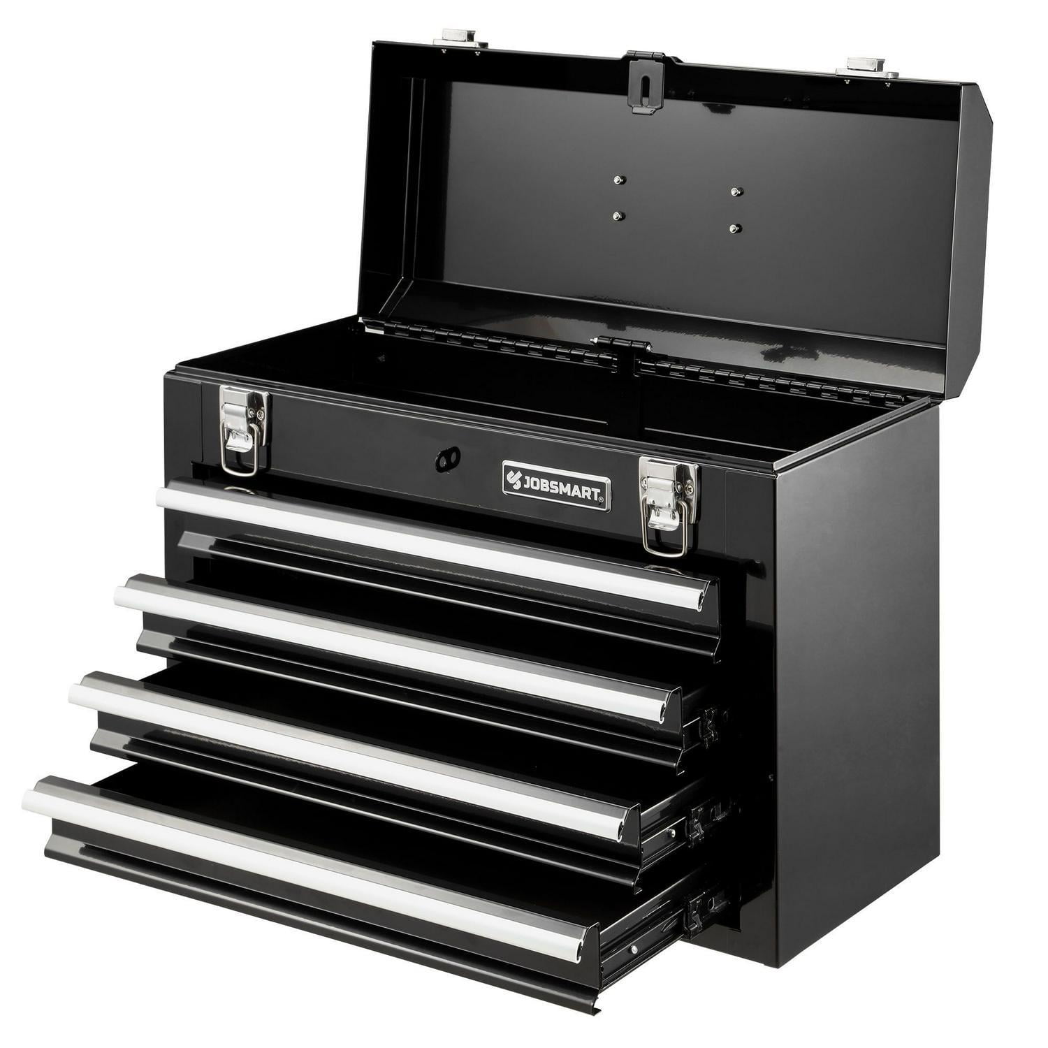 Frontier 24-inch 5-Drawer Rolling Tool Chest and Cabinet Combo, Steel,  Black 