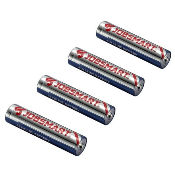 JobSmart 7171 4B AAA Alkaline Batteries 1.5V, Pack of 4