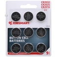 thumbnail image 1 of JobSmart 9PK JOBSMART BUTTON CE Assorted Button Cell Batteries, 9-Pack, 1 of 1