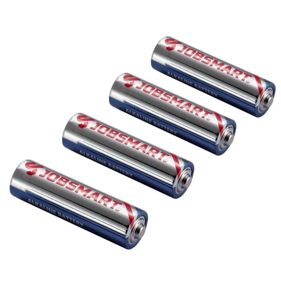 JobSmart Alkaline AA Batteries 1.5V, Pack of 4
