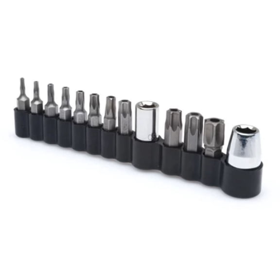JobSmart JS10025 Assorted Tamper-Resistant Star Drill Bit Set, 13 pc.