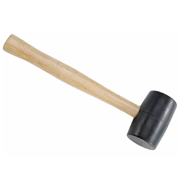 JobSmart JS23007 Wood Handle Rubber Mallet 32 oz 10.5 Inch