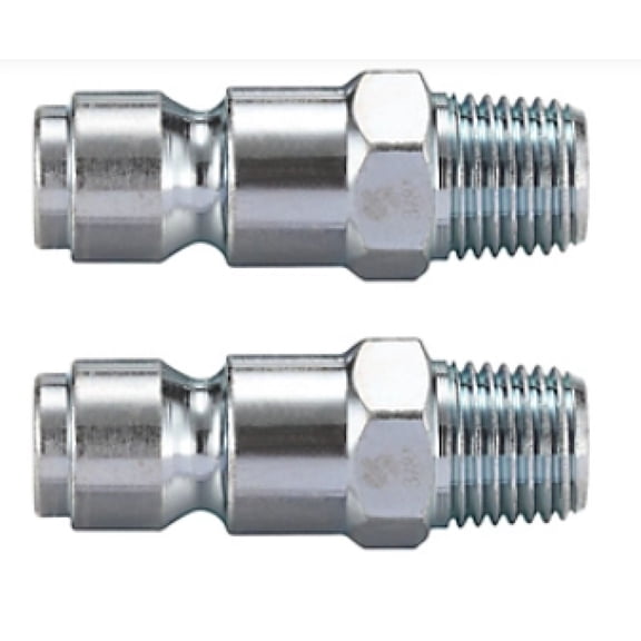 JobSmart STM8T025 3/8 in. Auto 1/4 in. NPT Male Quick Plug, STM8T025