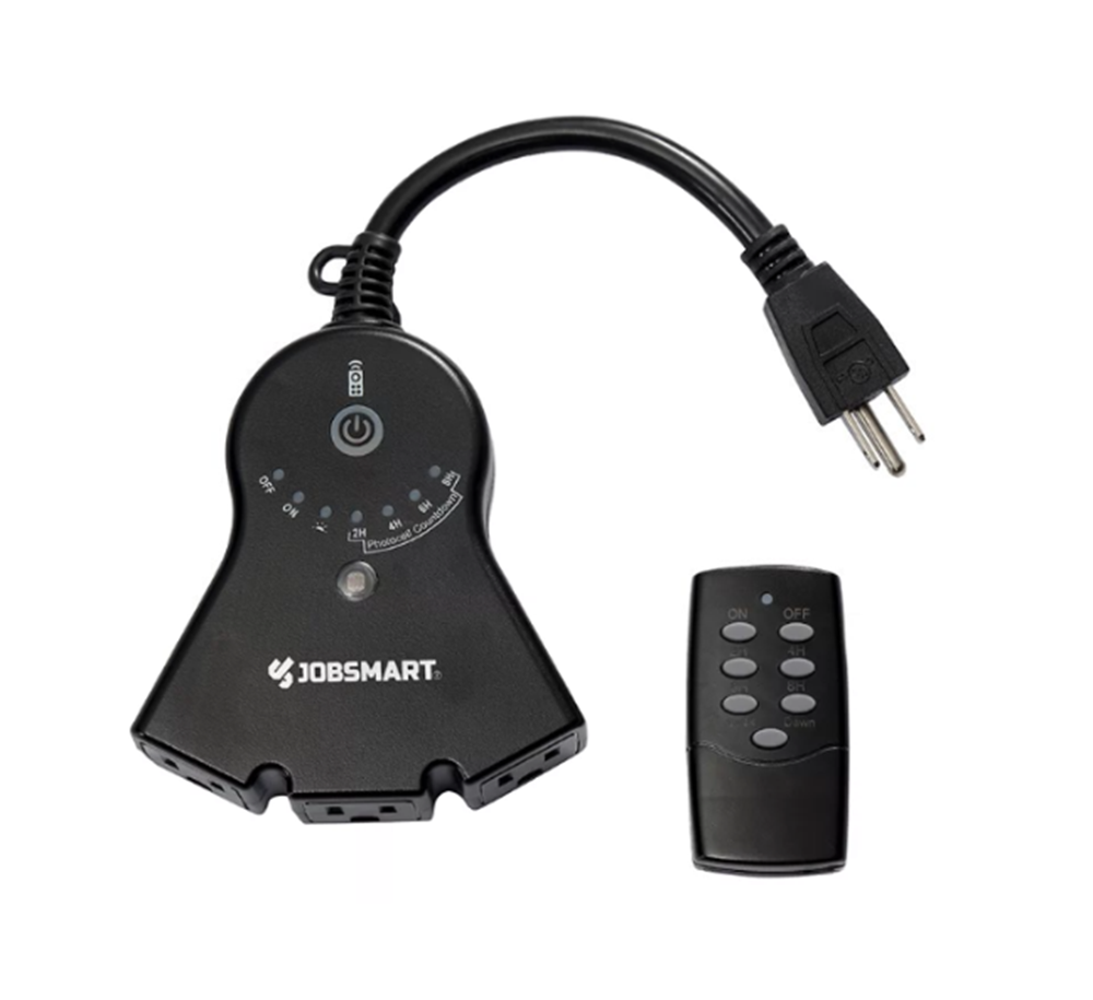 JobSmart WHBNC60C 3Outlet Countdown Timer with Remote