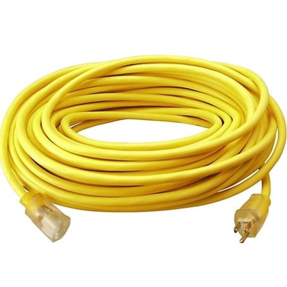 JobSmart WJ-23-12G3100 Indoor / Outdoor Extension Cord 100 ft. Yellow