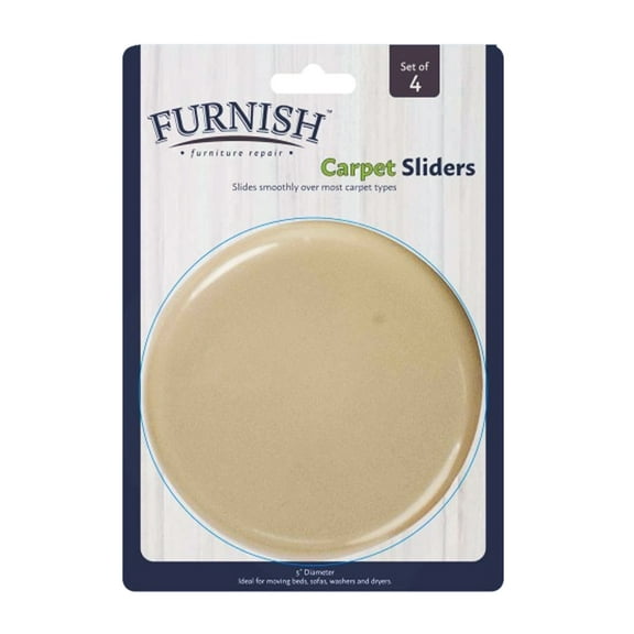 Jobar - Carpet Sliders Move Furniture & Appliances on Carpet Other Soft Surface - Round Set of 4