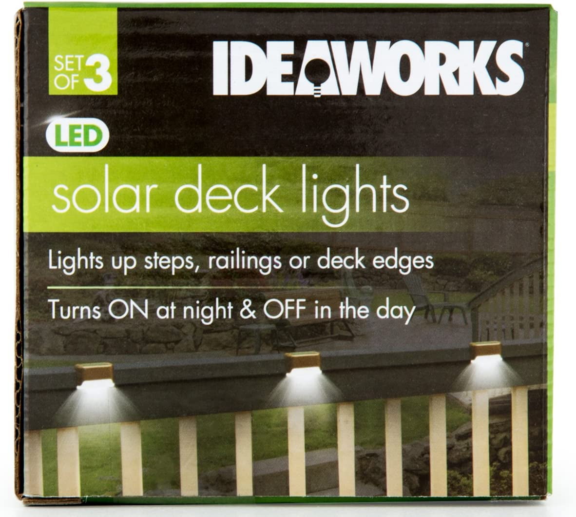 Jobar IdeaWorks Powered Solar Deck Lights
