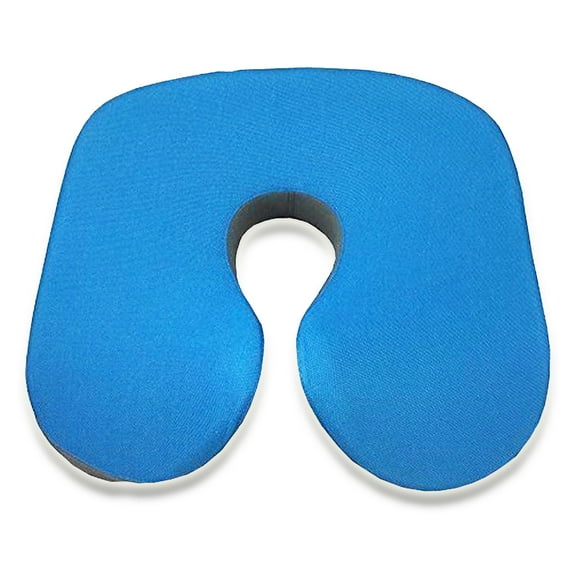 Jobar International North American Posture Seat Cushion for Tailbone Sitting Relief Blue 14in x 14in
