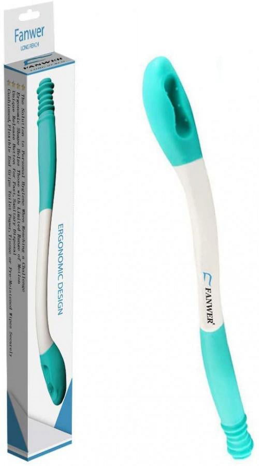 Jobar Long Reach Comfort Wipe, Plastic, Ergonomic Handle, White/Green, 1 Count - Walmart.com Jobar Long Reach Comfort Wipe, Plastic, Ergonomic Handle, White/Green, 1 Count - Walmart.com