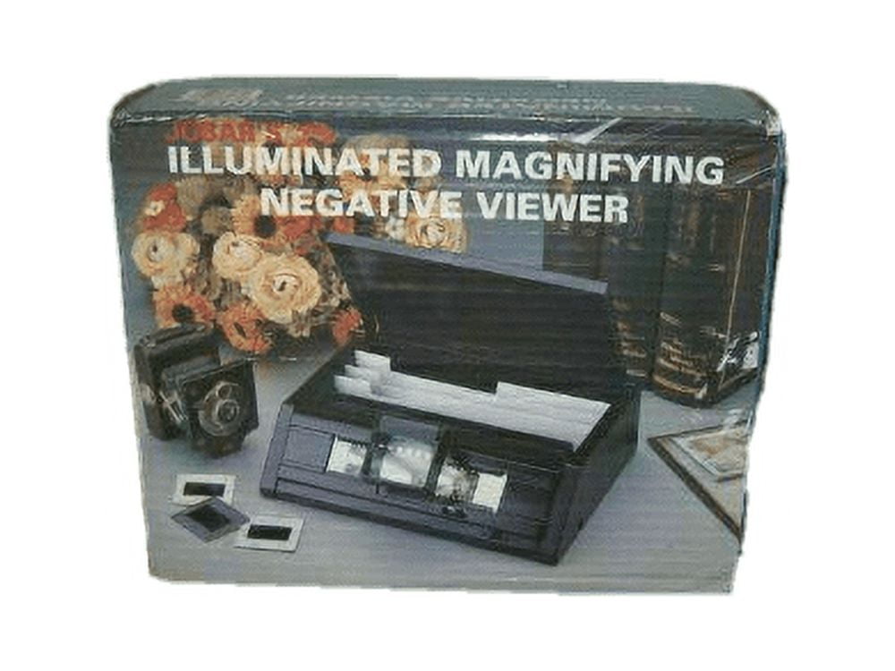 Jobars Illuminated Magnifying Negative & Slide Film Viewer / Organizer