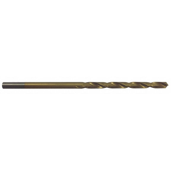 Jobber Drill Bit, C, High Speed Steel, TiN