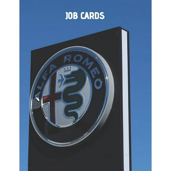 Jobcards: Alfa Romeo Style Jobcards for Mechanics (Paperback)