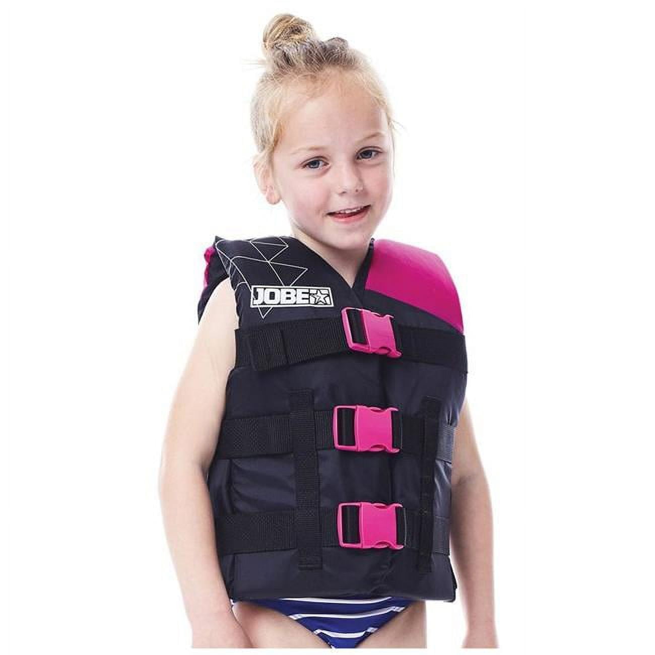 Jobe 777843 30-50 lbs Nylon Child Vest, Pink