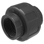 Jobe Valves J-ADF100 3/4 Inch Nylon Garden Hose Swivel Adapter Union Fitting