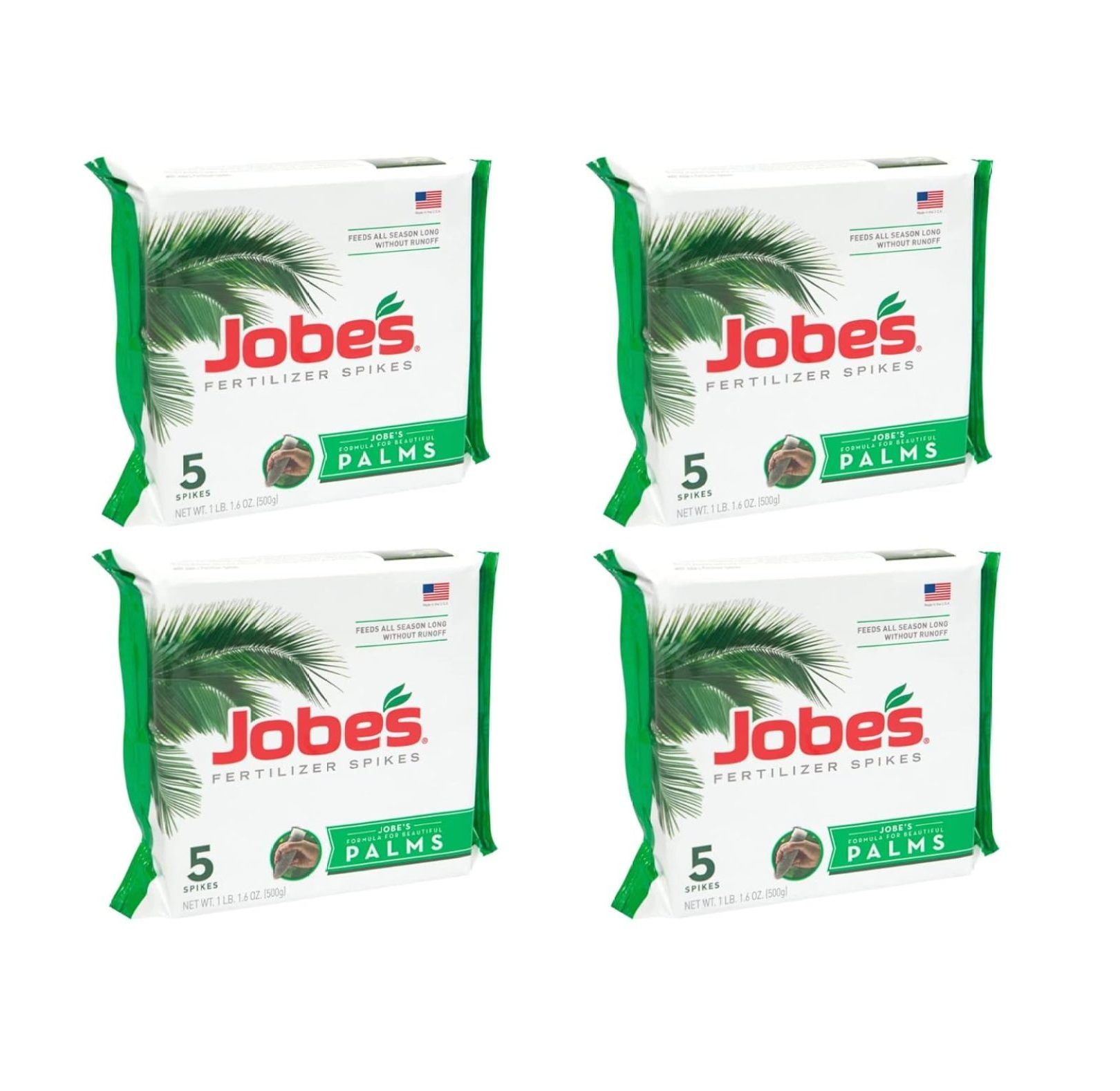 Jobe's 01010 5 Pack, 10-5-10, Palm Tree Fertilizer Spikes - Quantity 4