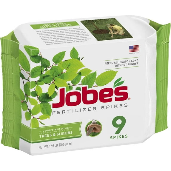Jobe's 01310 Fertilizer Spikes, Tree and Shrub, 9 Count