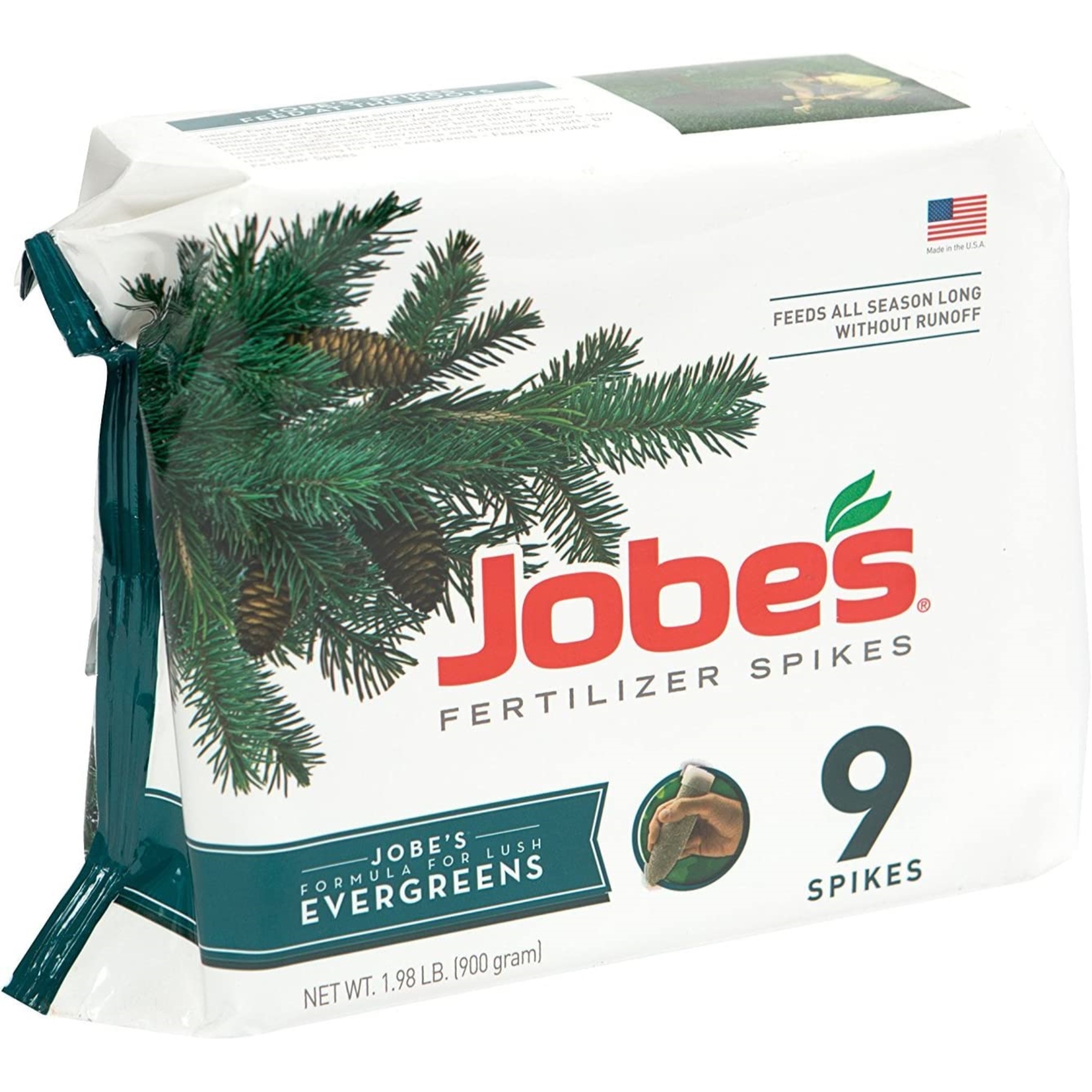 Jobe's 01311 Evergreen Trees & Shrubs Fertilizer Spikes, 1334
