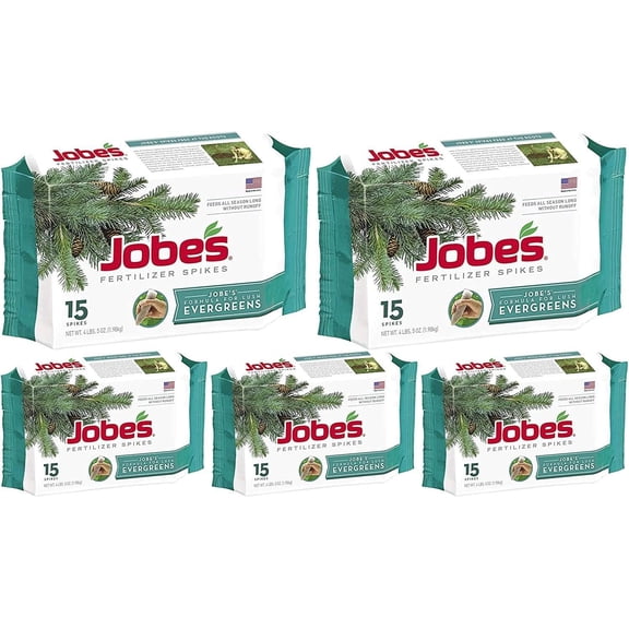Jobe's 01661 Evergreen Fertilizer Spikes, 155Pack