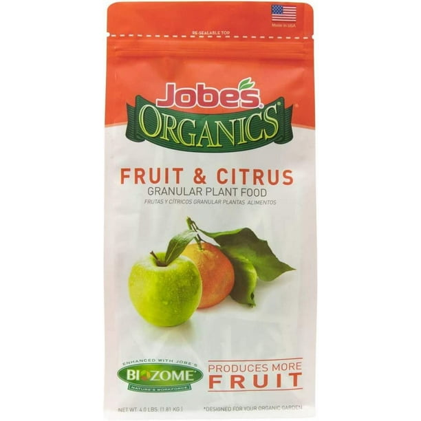 Jobe's Organics Slow Release Fruit And Citrus Plant Fertilizer Spikes, 6