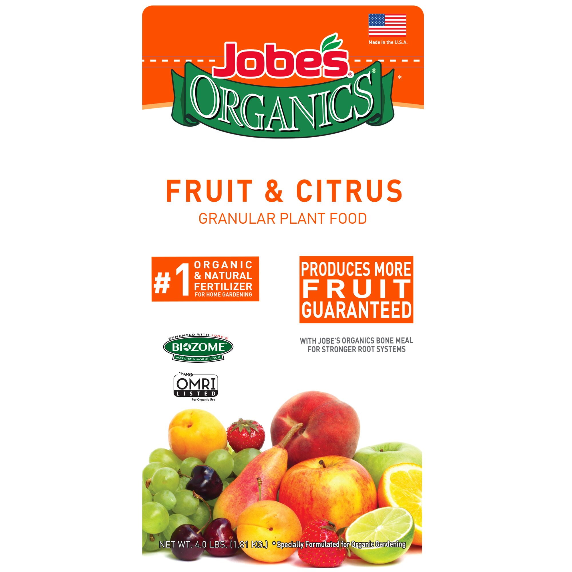 Jobe's Organic Fruit & Citrus Tree Fertilizer Spikes