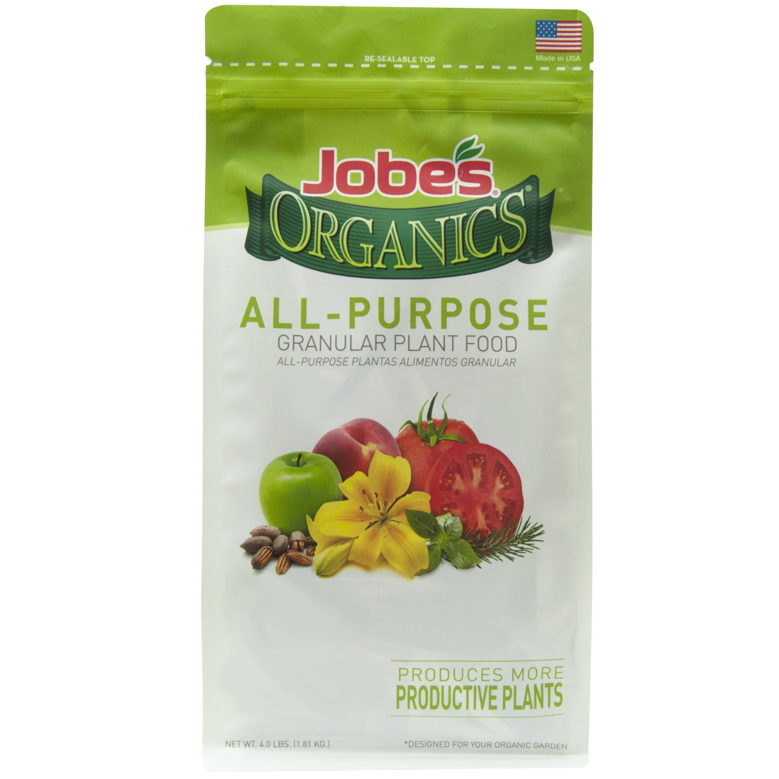 Jobe’s Organics Granular All Purpose Fertilizer, Easy Plant Care