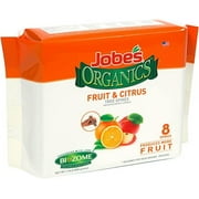 Jobe's Organics Slow Release Fruit and Citrus Plant Fertilizer Spikes, 8 Count