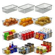 Joben Oligey Metal Storage Baskets, Set of 12