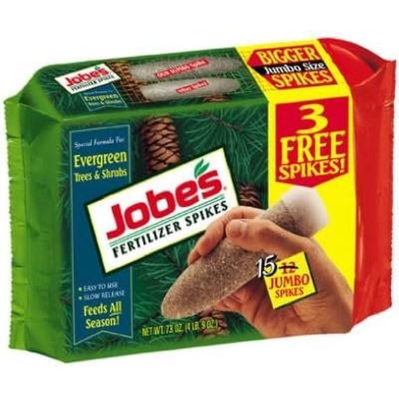 Jobe's Evergreen Fertilizer Spikes 01611 - Tree & Plant Nutrition - 1 Pack