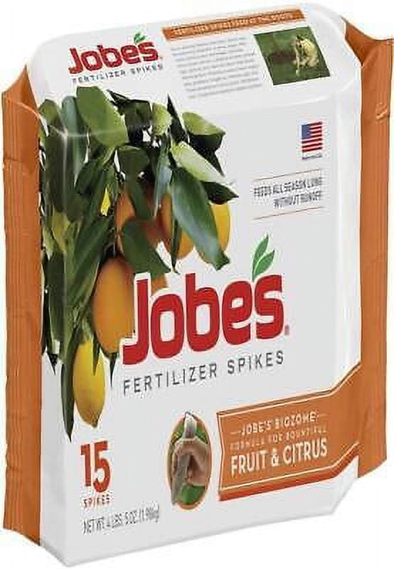 Jobe's Organics Slow Release Fruit And Citrus Plant Fertilizer Spikes, 6
