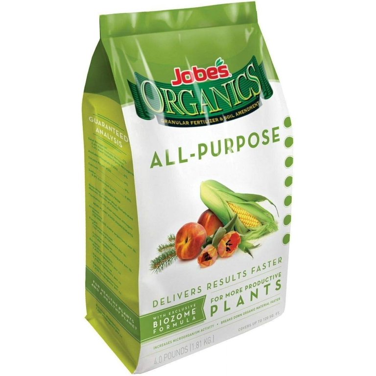 Jobes Organics 09526 Organic All Purpose Granular Fertilizer