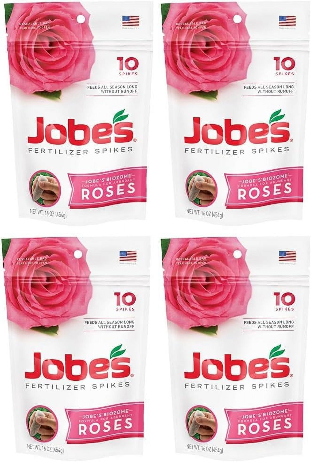 Jobes vznmYB Rose Fertilizer Spikes 9129 Time Release Fertilizer for