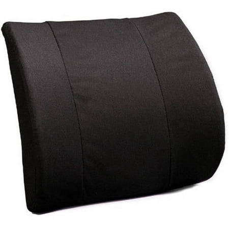 Jobri BetterBack Deluxe Memory Winged Lumbar, Black