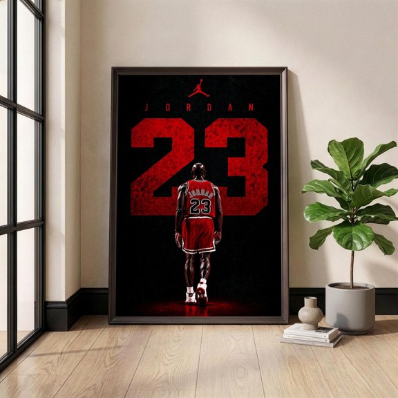 Jobs Not Finished Print Mamba Mentality Basketball Motivation Decor Sports Gym Art, Stretched Canvas