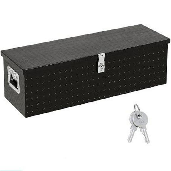 Jobsite Box, Jobsite Chest Tool Storage Cabinet Industrial Grade, Aluminum, Burgundy Red, 36x15 Inch Tool Box, Extra Large Design, Removable Tray for Easy Access to Tools Steel Portable Tool Box Hip R