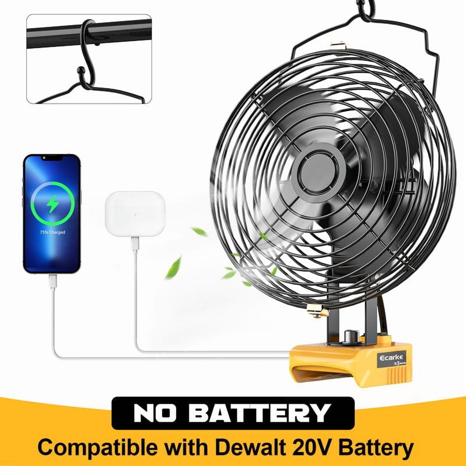 Cordless Fan For Milwaukee 18V M-18 18Volt Lithium Battery
