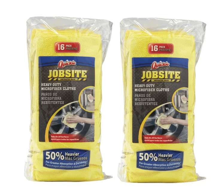 Jobsite Heavy-Duty Microfiber Cloth (32-Pack)
