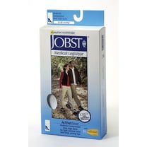 Jobst Activewear Athletic Knee High Support Socks 15 20 Mmhg - White - Large