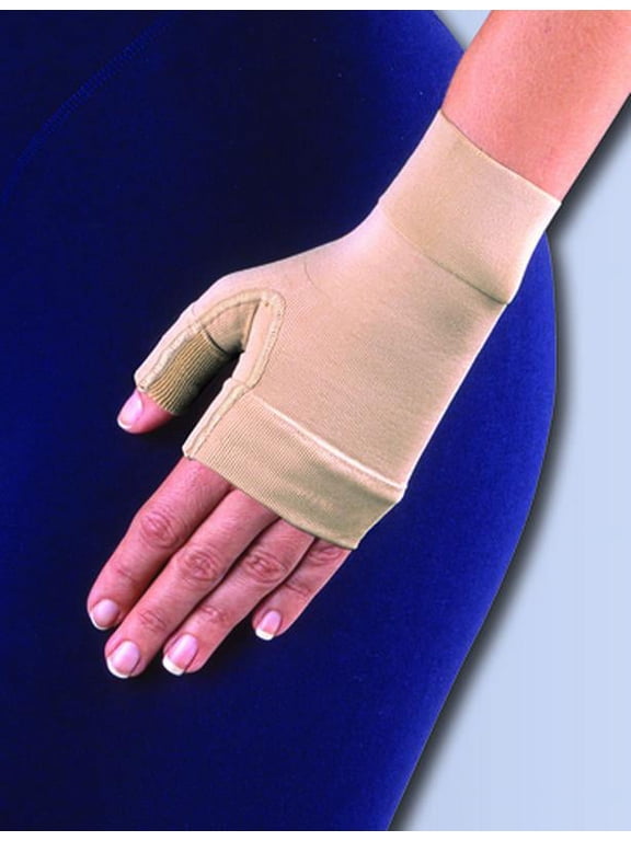 Bella-Lite 15-20 mmHg Lymphedema Compression Gauntlet Beige Large