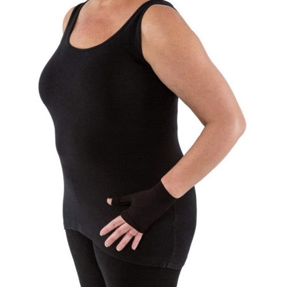 Jobst Bella-Lite 20-30 mmHg Lymphedema Compression Gauntlet Black Small