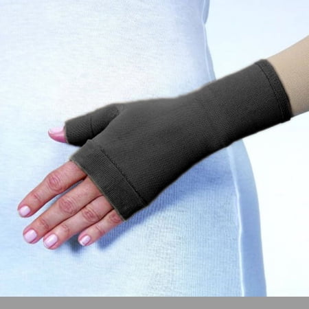 Jobst Bella Strong 20-30mmHg Lymphedema Compression Gauntlet Black 5